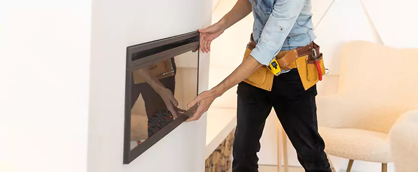 Metal Fireplace Installation in Wilmington, Massachusetts