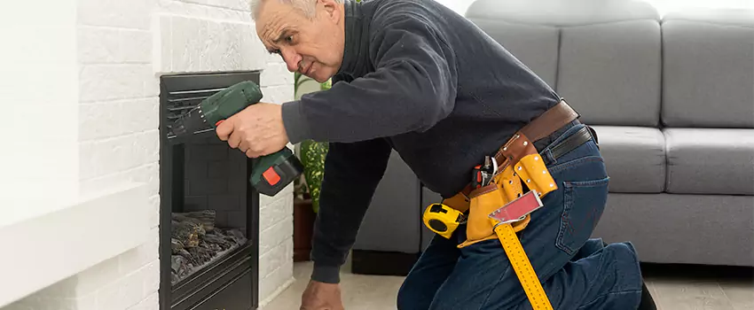 New Indoor Fireplace Installation in Wilmington, Massachusetts