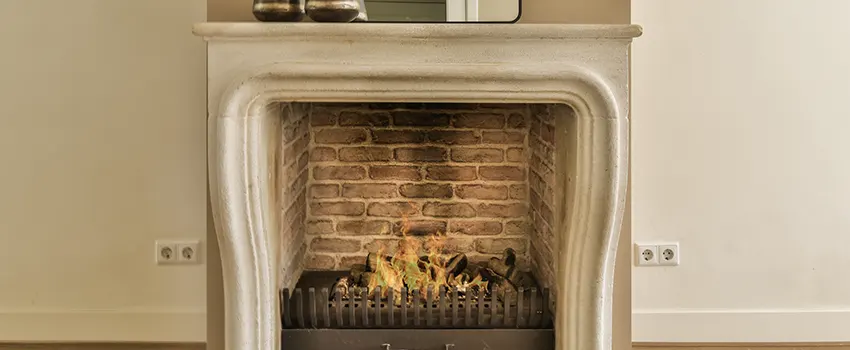Vintage-style Fireplace Redesign in Wilmington, Massachusetts