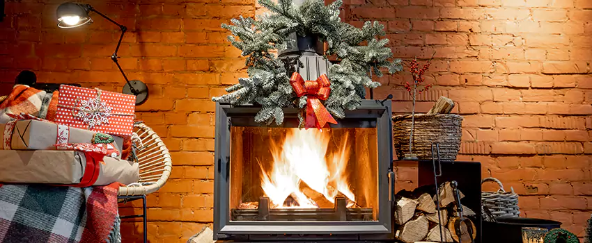 Travis Industries Linear Gas Fireplace Installation in Wilmington, Massachusetts