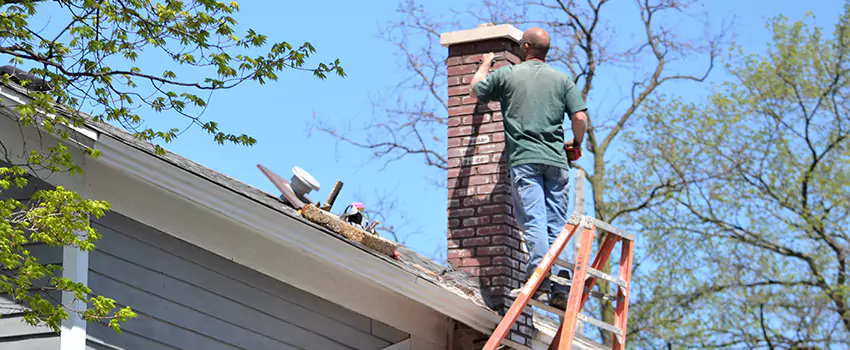 Vinyl and PVC Chimney Flashing Installation in Wilmington, MA