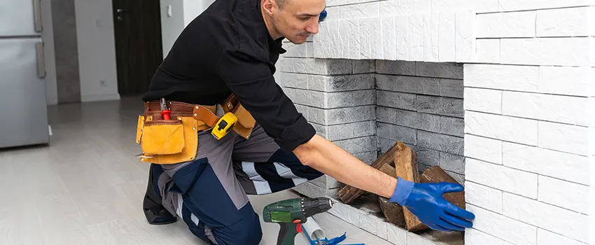 Fireplace Damaged Damper Frame Repair Services in Wilmington, Massachusetts