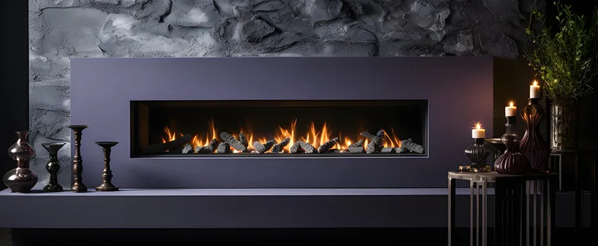 Ember Bed for Ventless Gas Fireplace in Wilmington, MA
